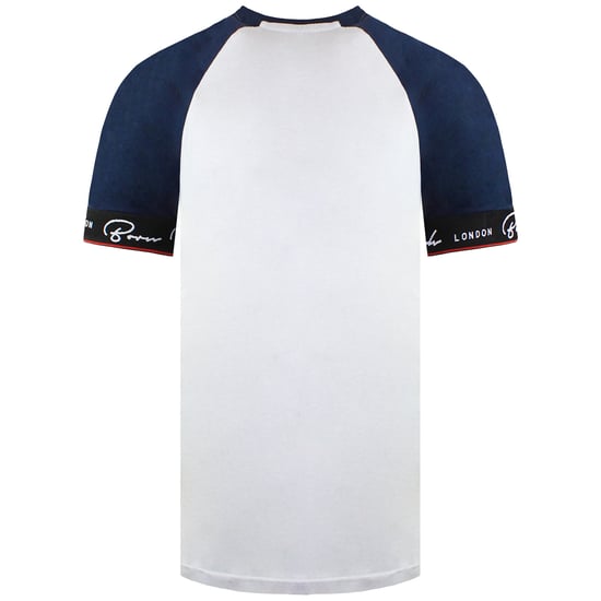 Born Rich Aden Herren T-Shirt in Hellblau - Image 2