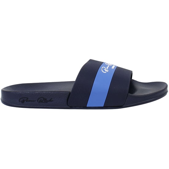 Born Rich Aurelio Herren Navy Slipper - Image 1