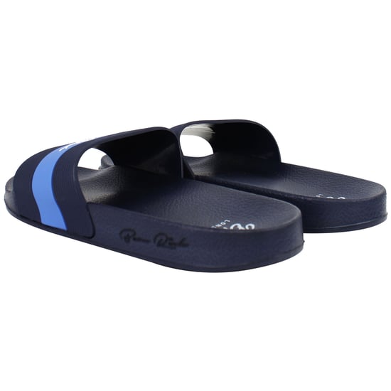 Born Rich Aurelio Herren Navy Slipper - Image 3