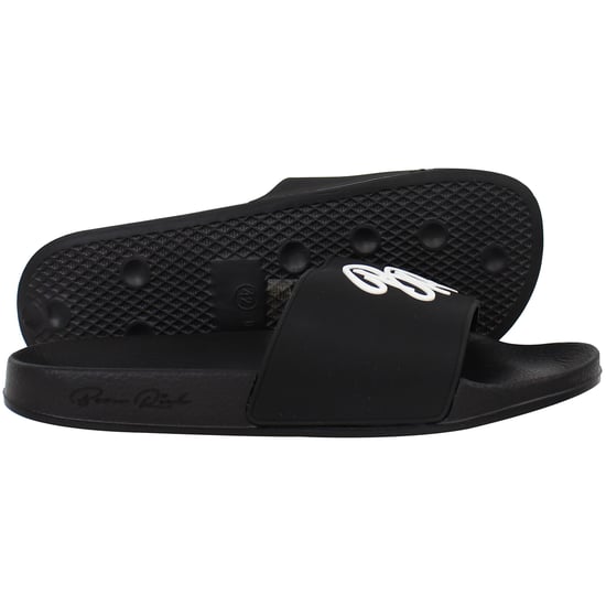 Born Rich Barreca Herren Schwarz/Weiß Slipper - Image 4
