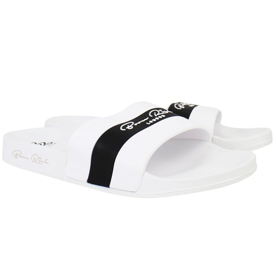 Born Rich Aurelio Herren Weiß/Schwarz Slipper - Image 2