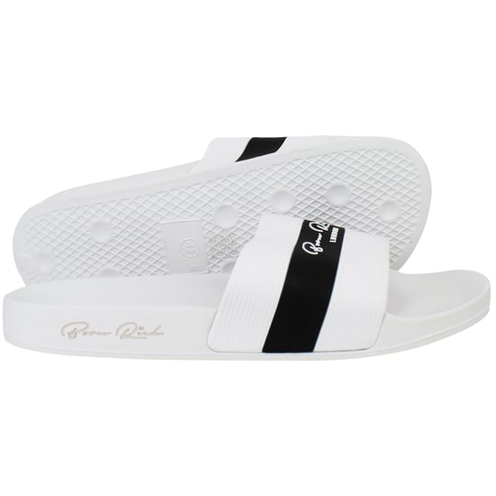 Born Rich Aurelio Herren Weiß/Schwarz Slipper - Image 4
