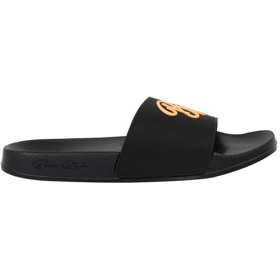 Born Rich Barreca Herren Schwarz/Orange Slipper - Image 1