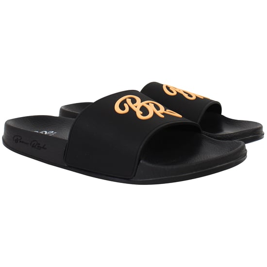 Born Rich Barreca Herren Schwarz/Orange Slipper - Image 2
