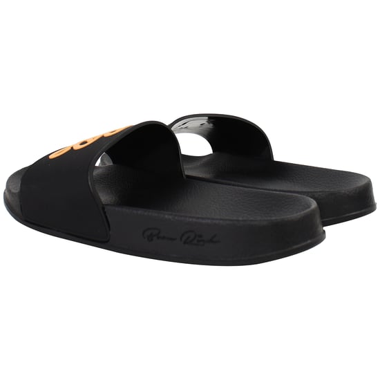 Born Rich Barreca Herren Schwarz/Orange Slipper - Image 3