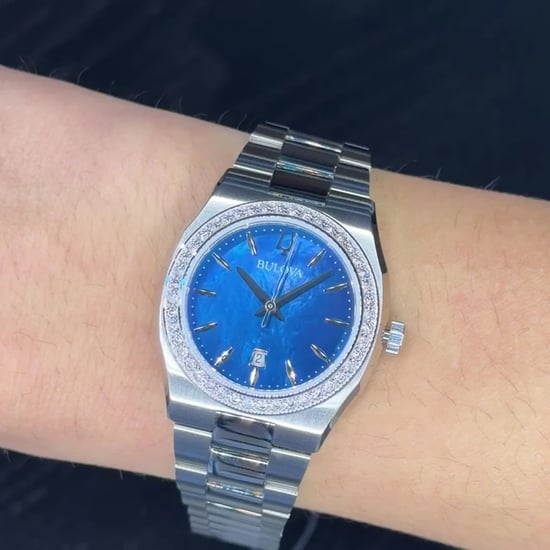 Bulova Surveyor Damenarmbanduhr Silber 96R246 - Image 3