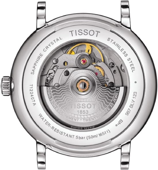 Tissot Carson Premium Powermatic 80 Herren-Silberuhr T1224071105100 - Image 3
