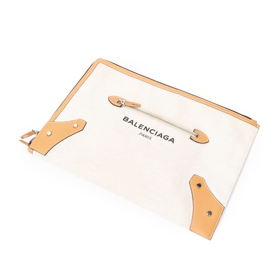 Logo Zip Clutch Handtasche - Image 1