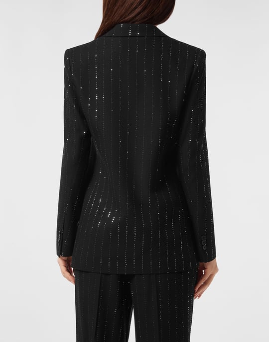 Pailletten Boyfriend Fit Blazer - Image 2