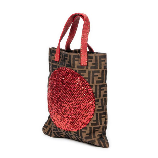Sequins Flat Tote Handtasche - Image 2
