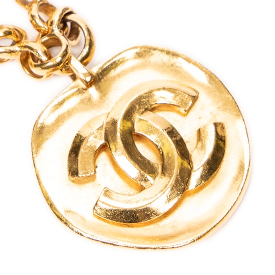 CC Medallion Pendant Chain Necklace Halskette - Image 3