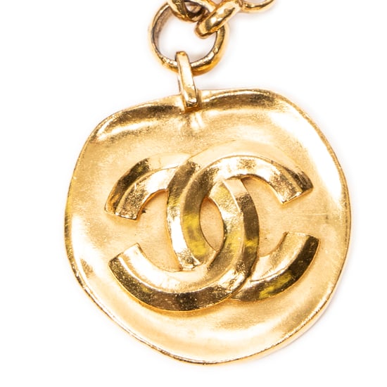 CC Medallion Pendant Chain Necklace Halskette - Image 4