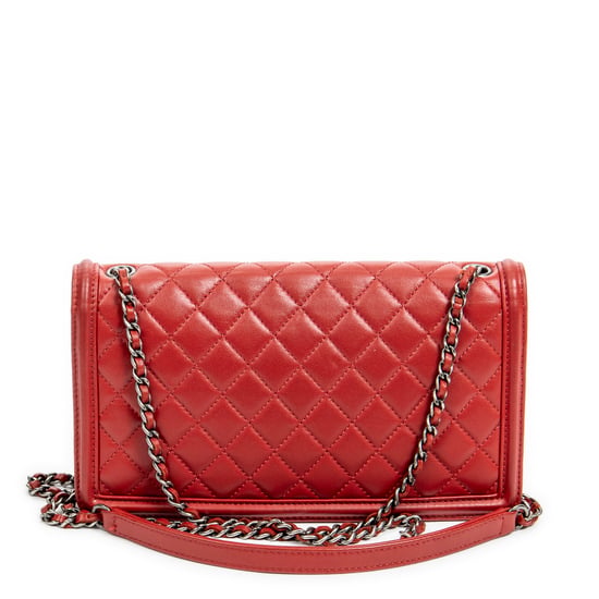 Studded Horizontal Boy Brick Flap Umhängetasche - Image 5