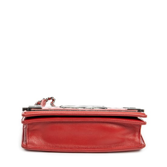 Studded Horizontal Boy Brick Flap Umhängetasche - Image 6