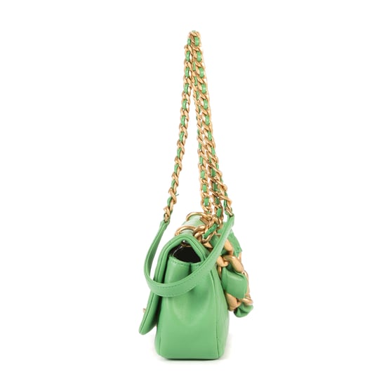Top Handle Satchel Single Flap Umhängetasche - Image 3