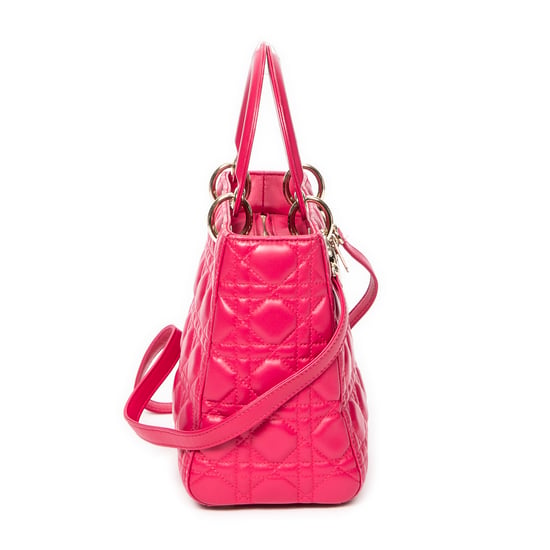 Medium Lady Dior Zip Umhängetasche - Image 4
