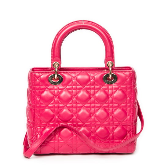 Medium Lady Dior Zip Umhängetasche - Image 5