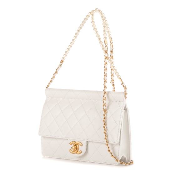Vintage Pearl Wallet on Chain Umhängetasche - Image 2