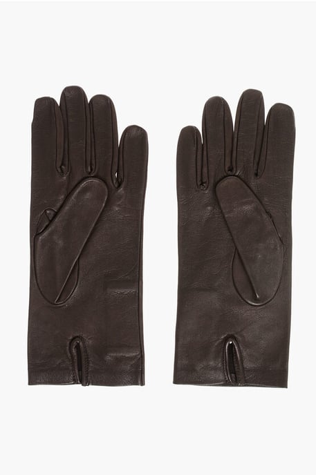 Weiche Lederhandschuhe in Braun - Image 3