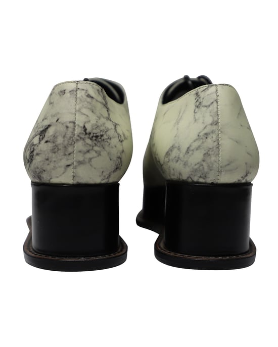 Opening Ceremony – Eleanora – Oxford-Schuhe mit Plateausohle aus Leder mit Marmormuster - Image 4