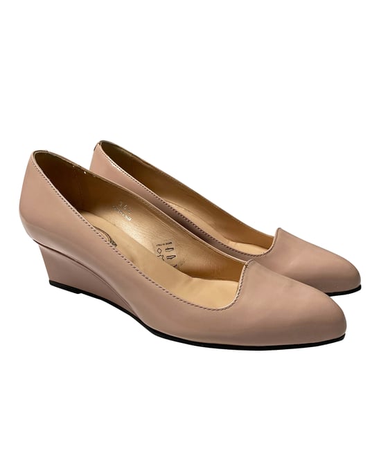 Tod's Spitzer Keilabsatz aus rosa Leder - Image 4