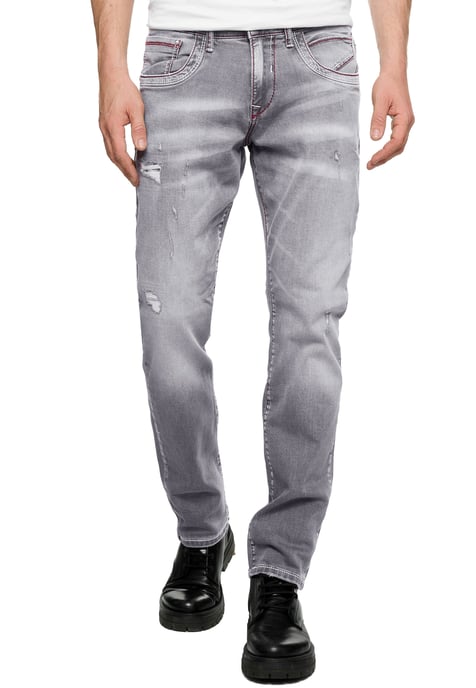 Jeans Hose "ODAR" Destroyed Regular Fit Stretch - Image 4