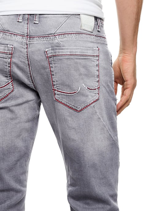 Jeans Hose "ODAR" Destroyed Regular Fit Stretch - Image 6