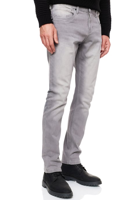 Grey Used Jeans Hose "MELVIN" Slim Fit Cotton-Stretch - Image 5