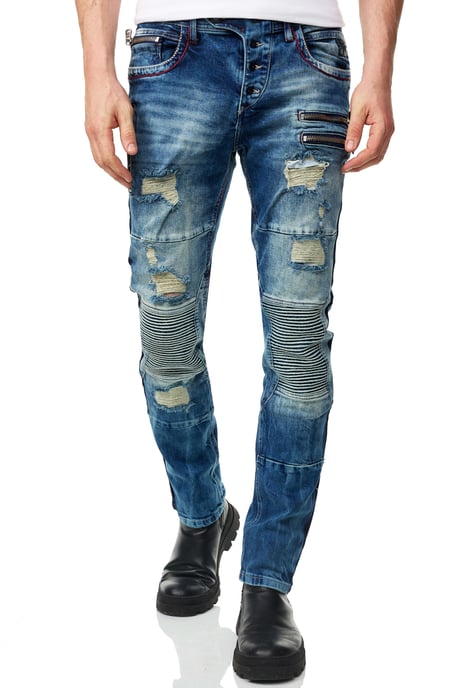 Jeans Hose "MISATO" Slim Fit (THE FULLY LOADED) - Image 4