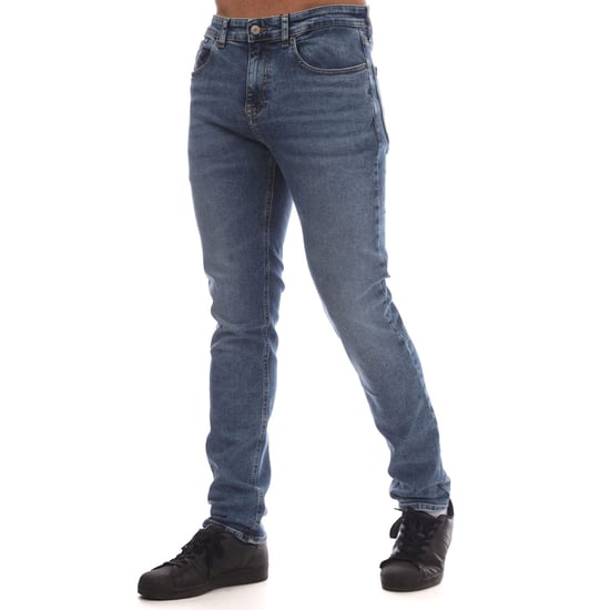 Herren Tommy Hilfiger Scanton Flag Bestickte Slim-Fit Jeans in Blau - Image 2