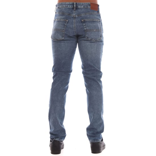 Herren Tommy Hilfiger Scanton Flag Bestickte Slim-Fit Jeans in Blau - Image 3