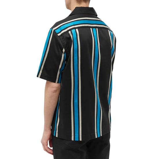 Fred Perry - Schwarzes, gestreiftes Hemd mit Reverskragen - Image 3