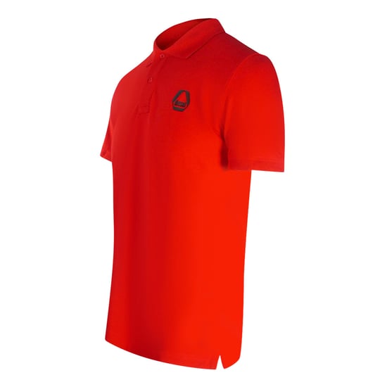 Diesel - Rotes Poloshirt mit kleinem dreieckigen Logo - Image 3