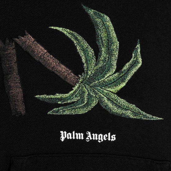 Palm Angels Gebrochene Palme Schwarzer Hoodie - Image 4