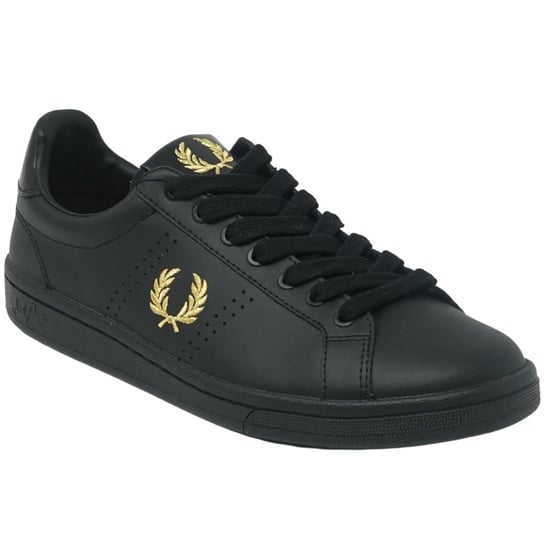 Fred Perry B4290 220 B721 Schwarze Leder-Sneaker mit Lasche - Image 2