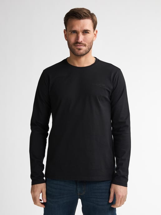 Petrol Industries - Langarmshirt mit Logo Dolphinpark Herren - Schwarz - Image 3
