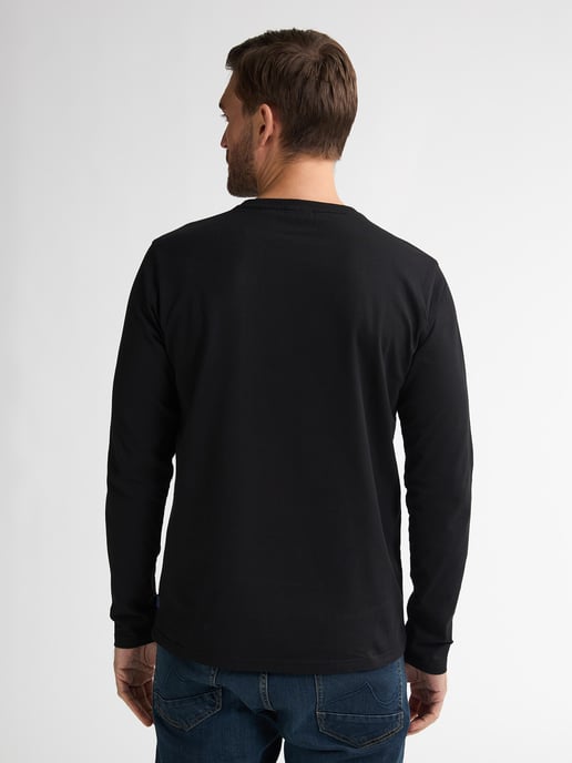 Petrol Industries - Langarmshirt mit Logo Dolphinpark Herren - Schwarz - Image 4