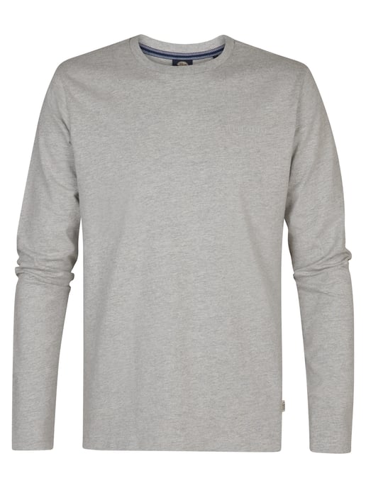 Petrol Industries - Langarmshirt mit Logo Dolphinpark Herren - Grau - Image 1