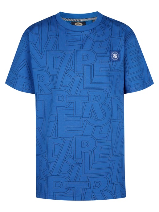 Petrol Industries - T-Shirt mit Allover-Muster Hibiscusbreeze Jungen - Blau - Image 1