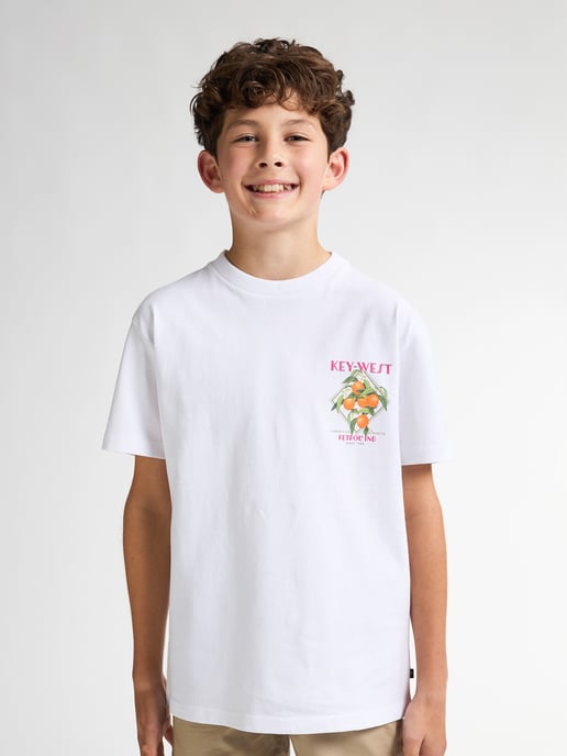 Petrol Industries - T-Shirt mit Rückenaufdruck Lime  Jungen -  Weiß - Image 3