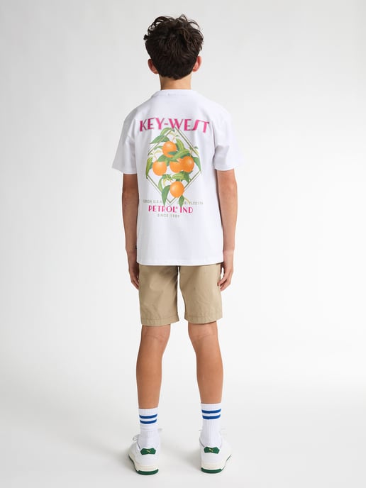 Petrol Industries - T-Shirt mit Rückenaufdruck Lime  Jungen -  Weiß - Image 6