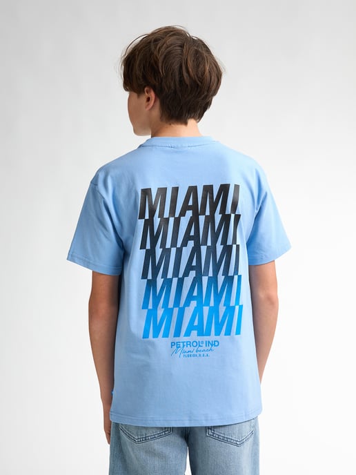 Petrol Industries - T-Shirt mit Rückenaufdruck Flamingoline Jungen - Blau - Image 4