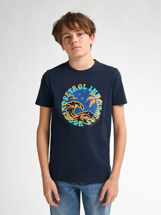 Petrol Industries - 2er-Pack Basic-T-Shirt Rundhals Snapper Jungen - - Image 3