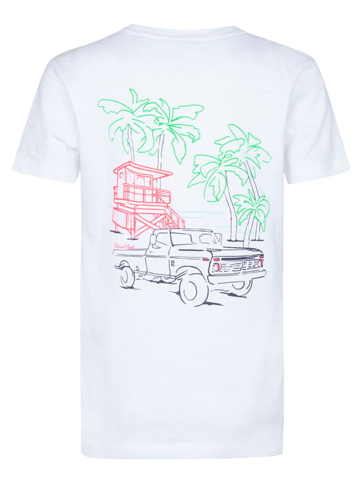 Petrol Industries - T-Shirt mit Rückenaufdruck Tealshore  Jungen -  Weiß - Image 2
