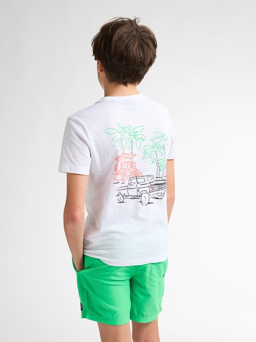 Petrol Industries - T-Shirt mit Rückenaufdruck Tealshore  Jungen -  Weiß - Image 4