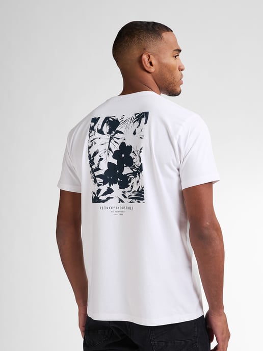 Petrol Industries - T-Shirt mit Rückenaufdruck Sandcrest Herren - Weiß - Image 4