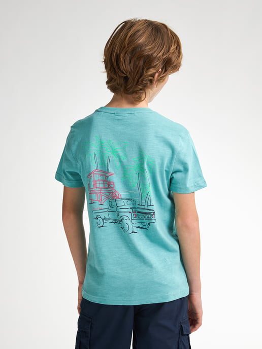 Petrol Industries - T-Shirt mit Rückenaufdruck Tealshore Jungen - Grün - Image 4