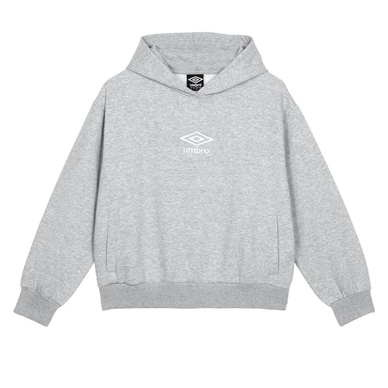 Umbro - "Core" Kapuzenpullover für Damen (Grau meliert/Weiß) - Image 1