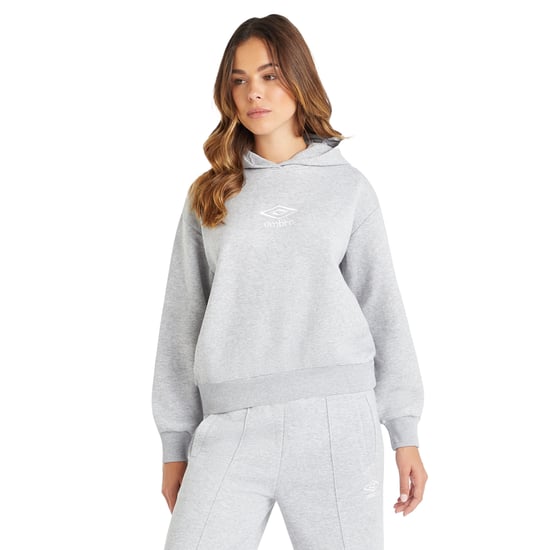 Umbro - "Core" Kapuzenpullover für Damen (Grau meliert/Weiß) - Image 5