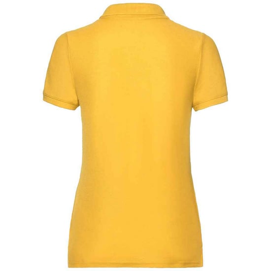 Fruit of the Loom Damen Poloshirt Lady Fit Piqué (Sonnenblume) - Image 2